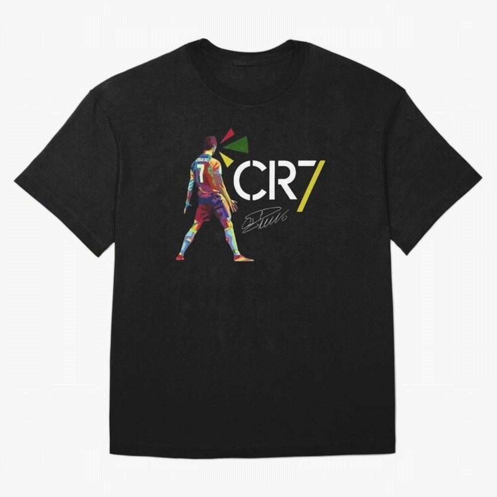 Cr7 Cristiano Ronaldo Signature Oversized T-Shirt Stand Proud for the FIFA World Cup 2026 USA Canada Mexico Journey through Neymar, Haaland and Cristiano Ronaldo Highlights, France and Portugal Pride, Football History, Final Match Energy, Crowd