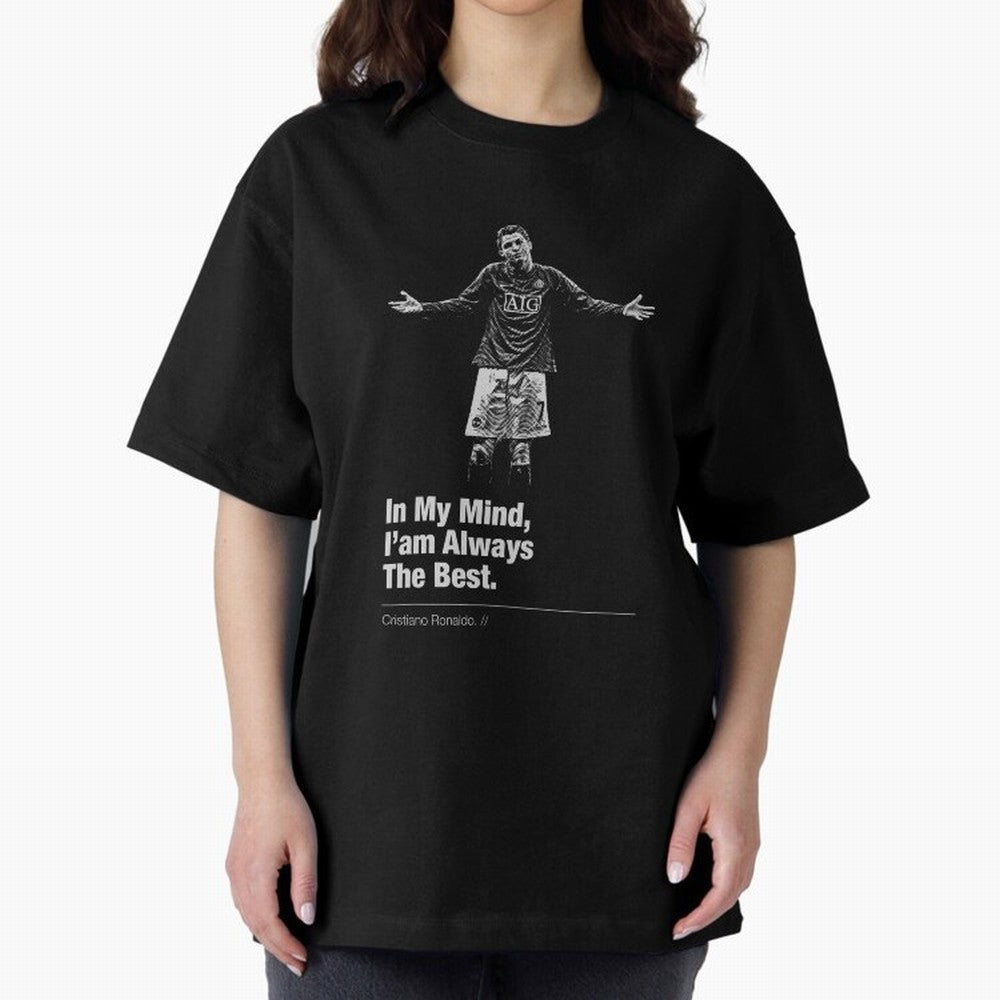 I'am Always The Best Oversized T-Shirt Experience the Global Stage of FIFA World Cup 2026 for Fans of Messi and Cristiano Ronaldo and England, Bringing Game Day Rituals, Football Legends, Country Pride and the Road to the Final; Ideal for