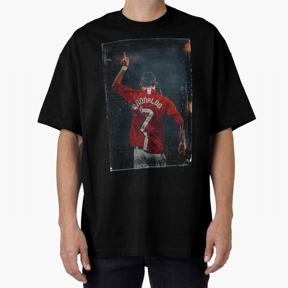 Cristiano Ronaldo Vintage Oversized T-Shirt Share FIFA World Cup 2026 Spirit, Capturing Portugal, Haaland and Mbappe, Goal Celebration Energy, Supporter Heritage, Football Icons and Worldwide Tournament Joy; Created for Match Day Parties, Soccer