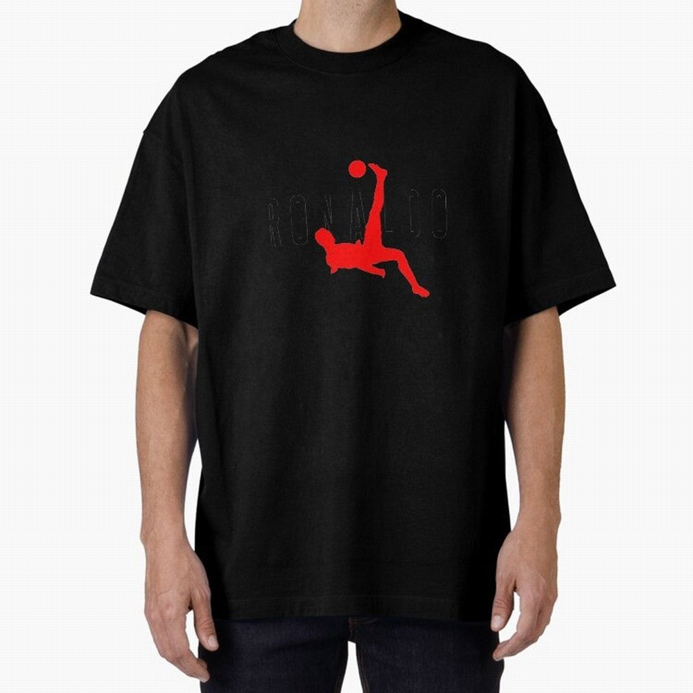 Air Ronaldo Oversized T-Shirt Turn Every Weekend Toward Match Day Hype around FIFA World Cup 2026 Group Stage, Messi, Argentina, France and Brazil, Stadium Memories, Football Loyalty, International Chants and Championship Tradition; Great for Watch