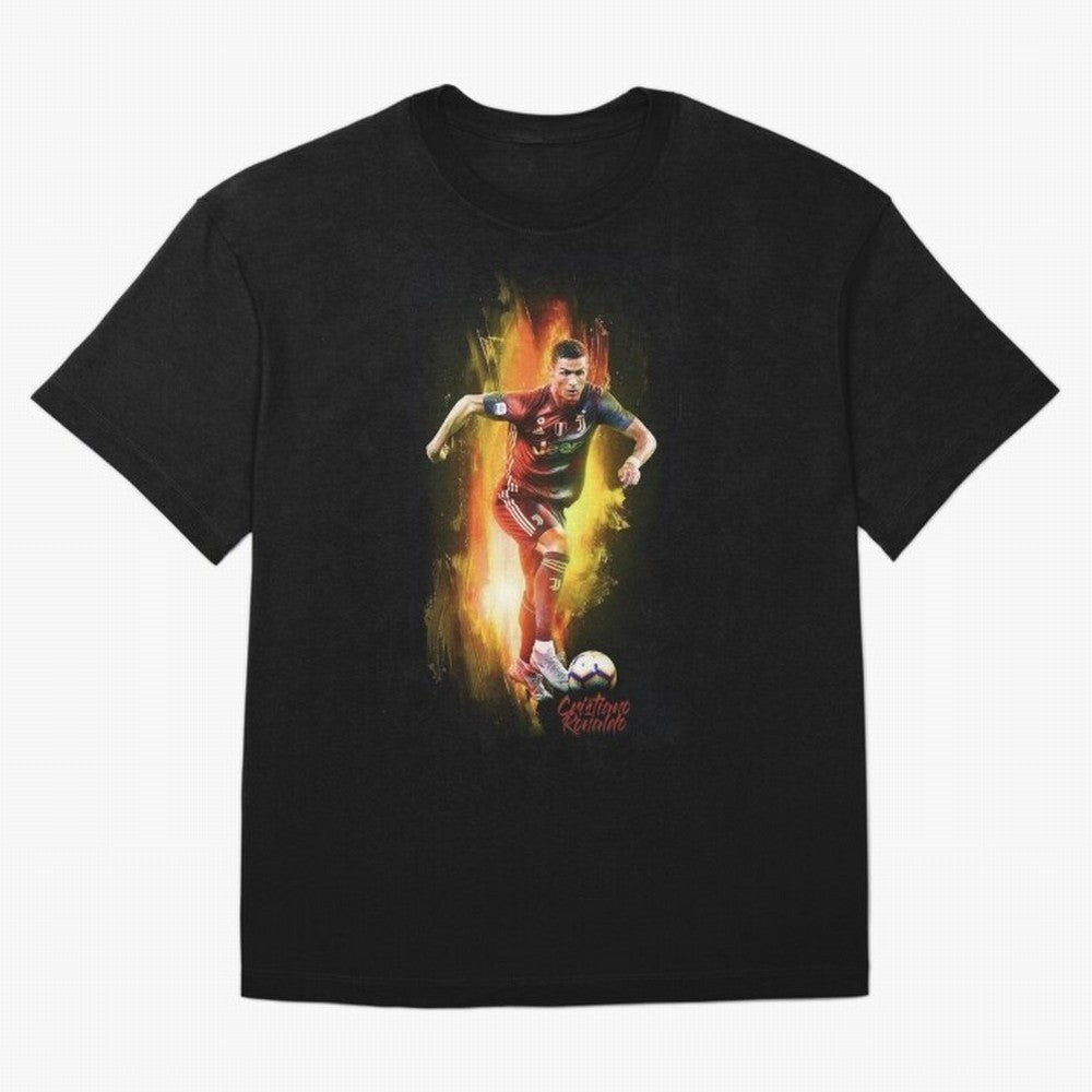 Ronaldo Wallpaper Oversized T-Shirt Stand with FIFA World Cup 2026 Group Stage Spirit, with Germany, Neymar, Classic Soccer Heritage, Championship Pressure, Fan Loyalty and International Pride; Built for Supporters Chasing Trophy Dreams, Final
