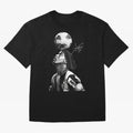 Ronaldinho - black white Oversized T-Shirt Support the Legends of FIFA World Cup 2026 Spirit, Made for Argentina and Brazil, CR7, Champion Mindset, Group Stage Buzz, Knockout Tension and Passionate Fan Culture; Made for Collectors Who Enjoy Iconic