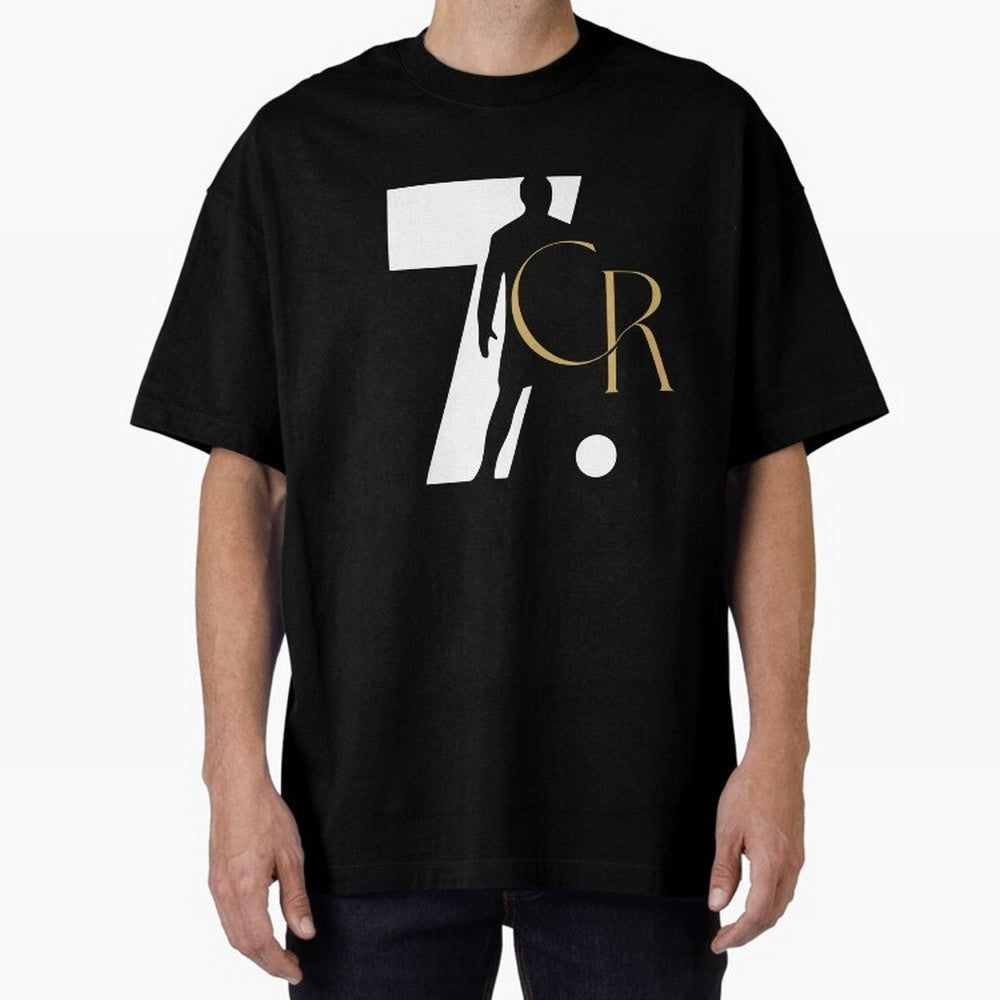 Cristiano Ronaldo Oversized T-Shirt Join the FIFA World Cup 2026 Group Stage Journey through Haaland and Mbappe Highlights, Brazil Pride, Retro Football Energy, Iconic Rivalries, Trophy Chase Drama and Stadium Atmosphere; Made for Collectors Who