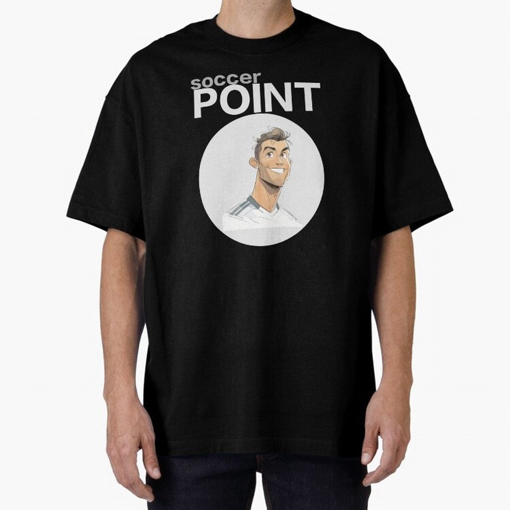 Cristiano Ronaldo POINT Oversized T-Shirt Back the Journey through Match Day Hype around FIFA World Cup 2026 USA Canada Mexico, Messi and Cristiano Ronaldo, Netherlands, Sports Nostalgia, International Competition, Famous Players and Unforgettable