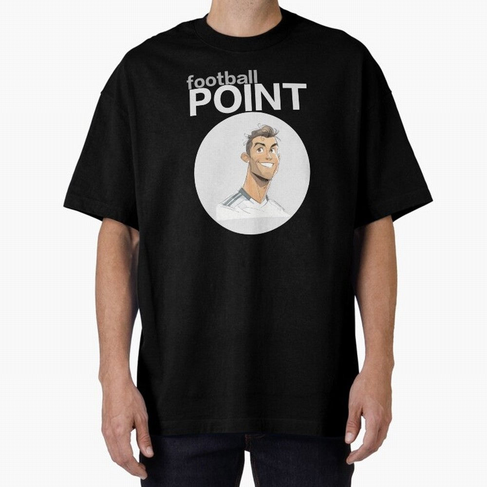 Cristiano Ronaldo POINT Oversized T-Shirt Bring the FIFA World Cup 2026 Journey through Messi, CR7 and Mbappe Highlights, England, France and Netherlands Pride, Goal Celebration Energy, Supporter Heritage, Football Icons and Worldwide Tournament
