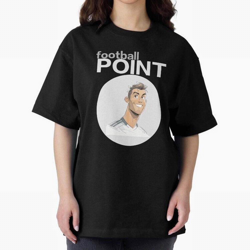 Cristiano Ronaldo POINT Oversized T-Shirt Bring the FIFA World Cup 2026 Journey through Messi, CR7 and Mbappe Highlights, England, France and Netherlands Pride, Goal Celebration Energy, Supporter Heritage, Football Icons and Worldwide Tournament
