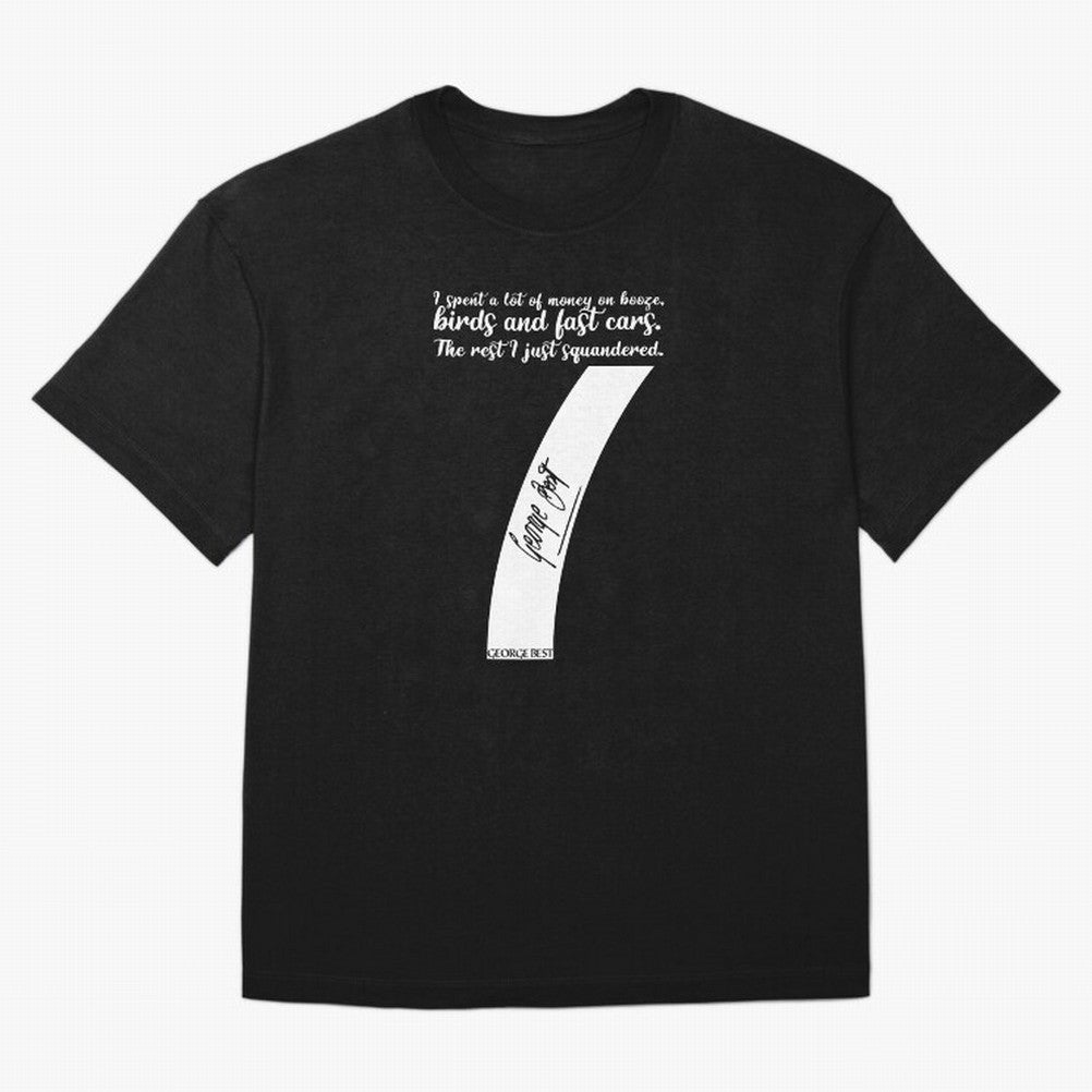 Legend of The Red George Best Number Seven Oversized T-Shirt Carry the Dream of Match Day Hype around FIFA World Cup 2026 Group Stage, Messi, England, France and Netherlands, Retro Football Energy, Iconic Rivalries, Trophy Chase Drama and Stadium