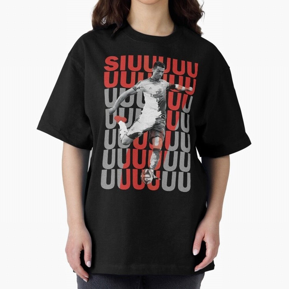 Siuuuuuu Cristiano Ronaldo Oversized T-Shirt Make Memories around the FIFA World Cup 2026 Journey through Cristiano Ronaldo Highlights, France Pride, Goal Celebration Energy, Supporter Heritage, Football Icons and Worldwide Tournament Joy; Built