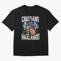 Cristiano Haalando Oversized T-Shirt Make Every Kick Count in FIFA World Cup 2026 for Fans of Haaland and Mbappe and Brazil, Bringing Champion Mindset, Group Stage Buzz, Knockout Tension and Passionate Fan Culture; Created for Match Day Parties,