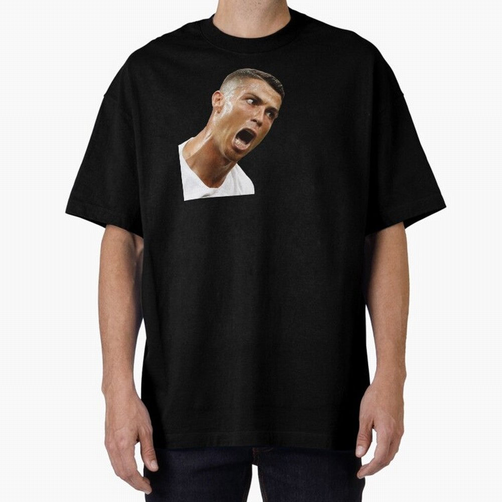 cristiano ronaldo siuuu meme Oversized T-Shirt Bring Champion Energy into FIFA World Cup 2026 Group Stage Centered on Haaland, England Energy, Champion Mindset, Group Stage Buzz, Knockout Tension and Passionate Fan Culture; Perfect for Fans,