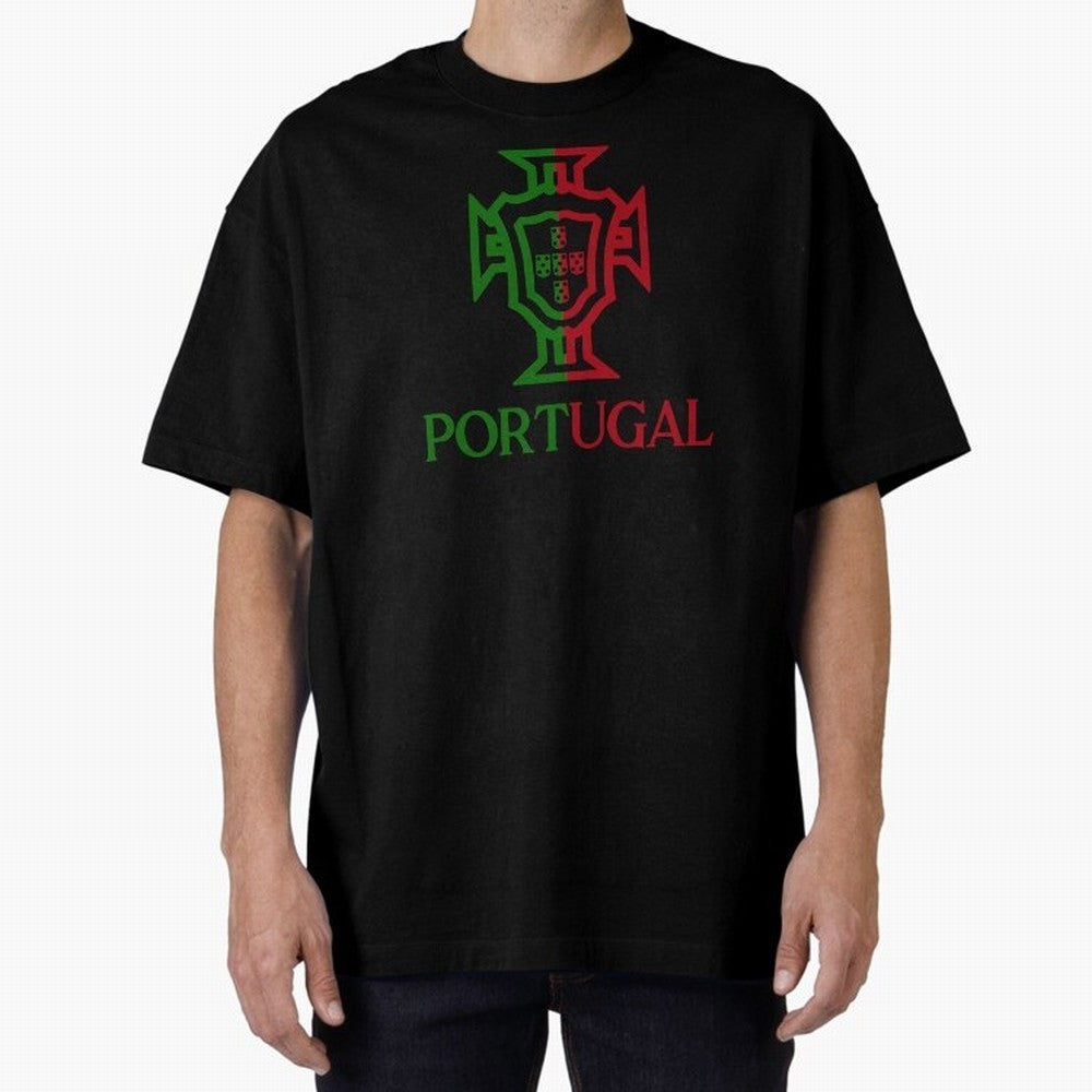 Portugal Tuga Oversized T-Shirt Make Game Day About FIFA World Cup 2026 Group Stage for Fans of Neymar, Haaland and Cristiano Ronaldo and Argentina, France and Brazil, Bringing Stadium Memories, Football Loyalty, International Chants and