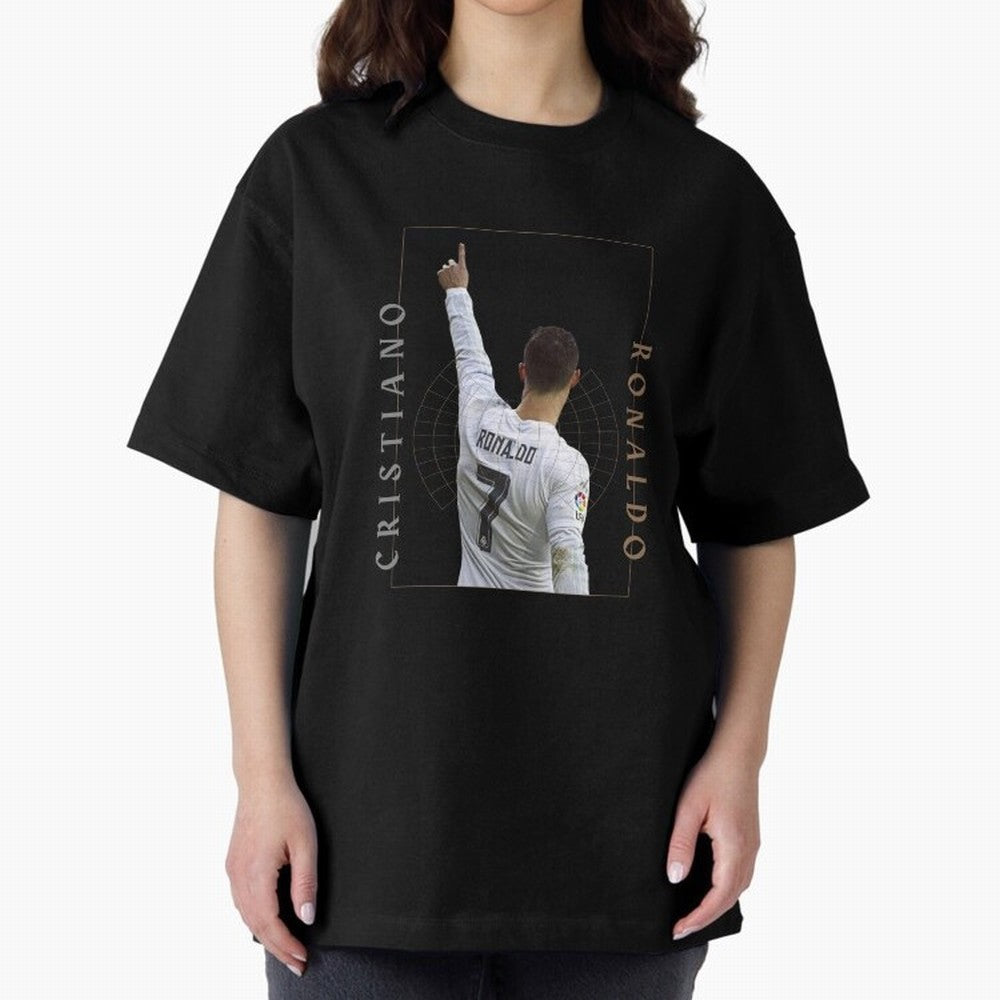 Cristiano Ronaldo CR7 Best Seller Oversized T-Shirt Follow Match Day Hype around FIFA World Cup 2026, Haaland and Mbappe, Spain and Netherlands, Stadium Chants, National Pride, Trophy Dreams and Unforgettable Football Memories; Perfect for