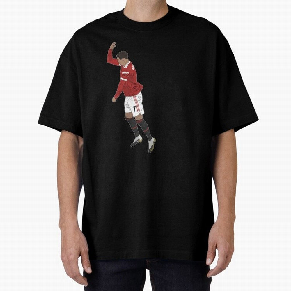 cristiano ronaldo siuuu Oversized T-Shirt Upgrade FIFA World Cup 2026 USA Canada Mexico Driven by Cristiano Ronaldo, Haaland and CR7, Netherlands Energy, Football History, Final Match Energy, Crowd Noise and Once in a Lifetime Moments; Great for