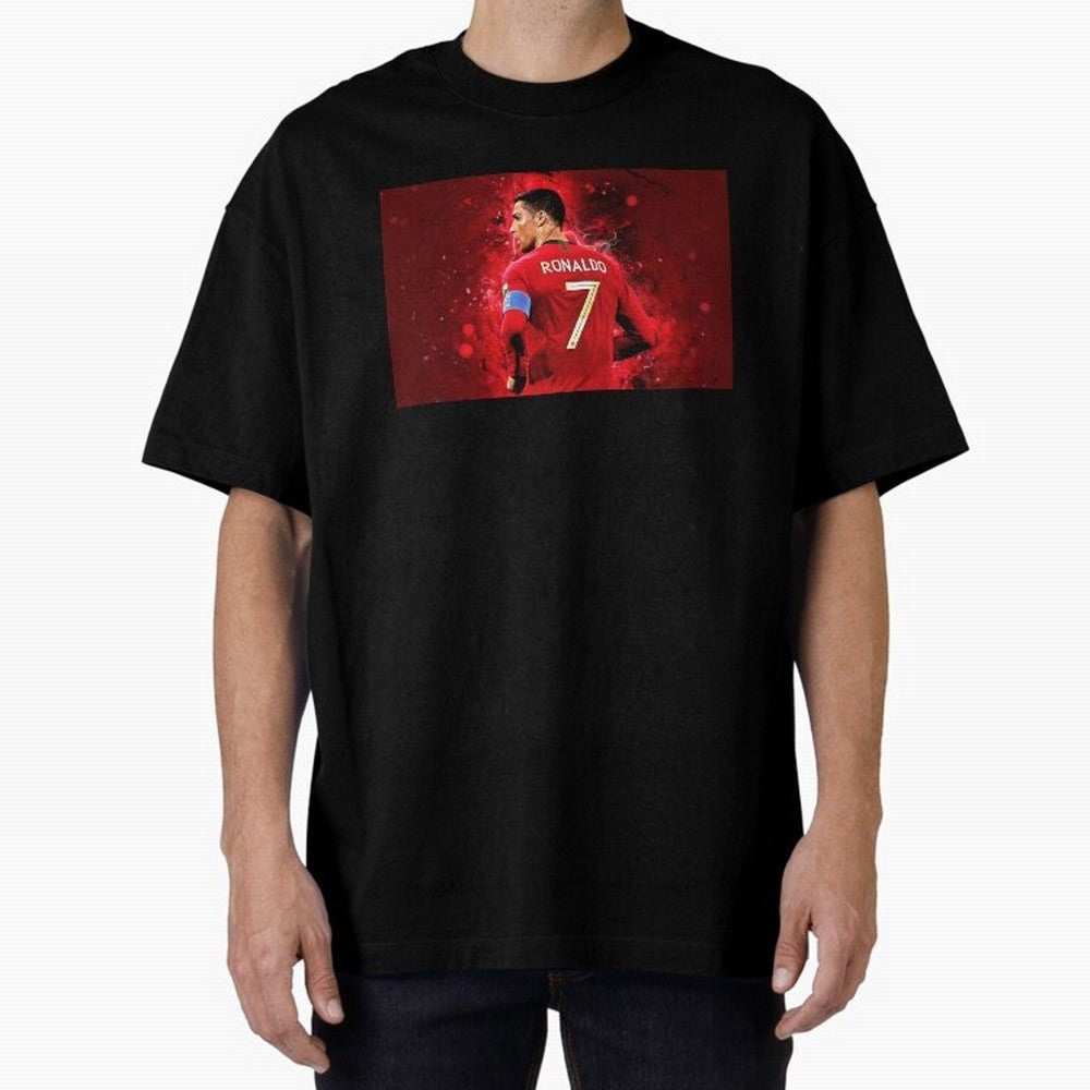 Cristiano Ronaldo Oversized T-Shirt Refresh FIFA World Cup 2026 Group Stage Made for Neymar, England, France and Netherlands Energy, Football History, Final Match Energy, Crowd Noise and Once in a Lifetime Moments; Ideal for Passionate Fans Who