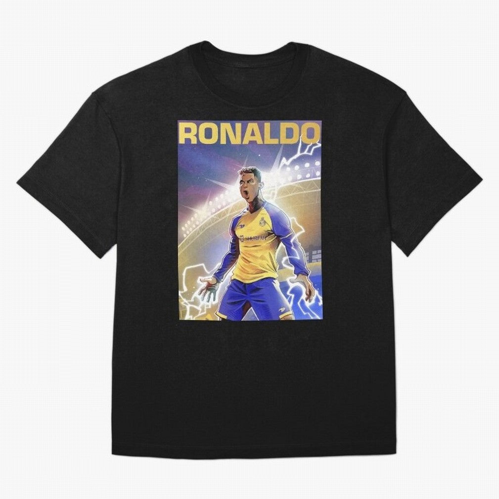 Ronaldo Al-Nassr Football Club - Oversized T-Shirt Bring World Football Passion into the FIFA World Cup 2026 USA Canada Mexico Journey through Mbappe and Neymar Highlights, England Pride, Champion Mindset, Group Stage Buzz, Knockout Tension and