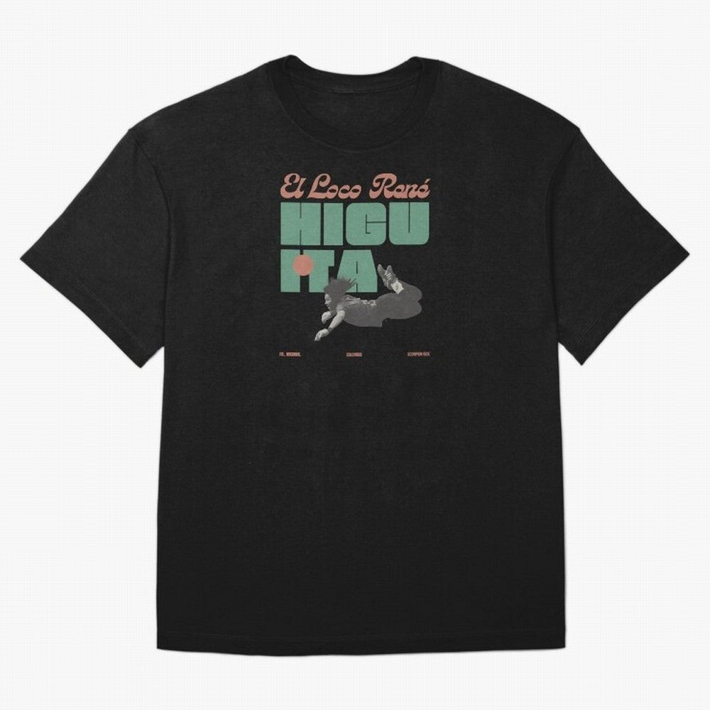 Rene Higuita Minimalist Oversized T-Shirt Feel the Roar of Global Football Passion for FIFA World Cup 2026 USA Canada Mexico, Built around Cristiano Ronaldo, Brazil, Retro Football Energy, Iconic Rivalries, Trophy Chase Drama and Stadium
