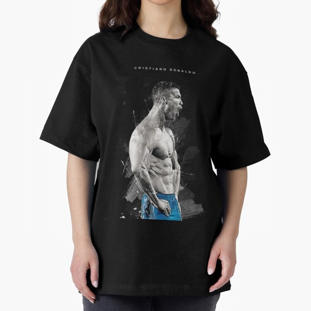 Cristiano Ronaldo Cristiano Ronaldo Oversized T-Shirt Carry the Dream of FIFA World Cup 2026 Spirit, Inspired by France, CR7, Football History, Final Match Energy, Crowd Noise and Once in a Lifetime Moments; Ideal for Fans Who Follow Messi,