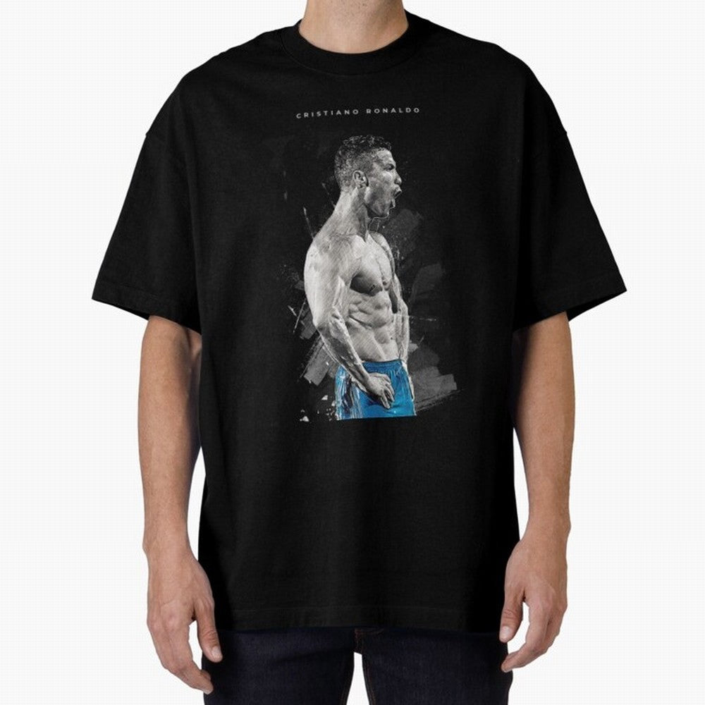 Cristiano Ronaldo Cristiano Ronaldo Oversized T-Shirt Carry the Dream of FIFA World Cup 2026 Spirit, Inspired by France, CR7, Football History, Final Match Energy, Crowd Noise and Once in a Lifetime Moments; Ideal for Fans Who Follow Messi,