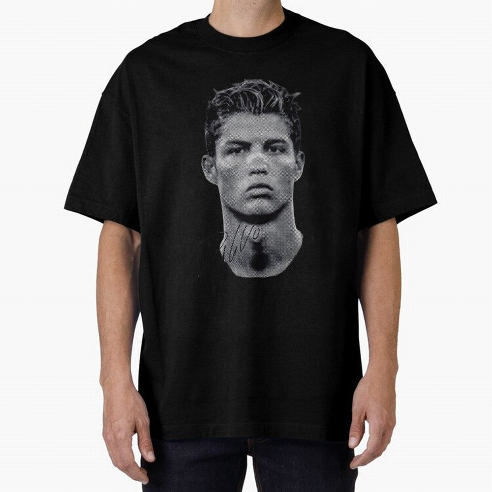 Cristiano Ronaldo Vintage Tshirt Oversized T-Shirt Honor the Football Icons of FIFA World Cup 2026 Group Stage Centered on Neymar, Haaland and Cristiano Ronaldo, Portugal Energy, Champion Mindset, Group Stage Buzz, Knockout Tension and Passionate