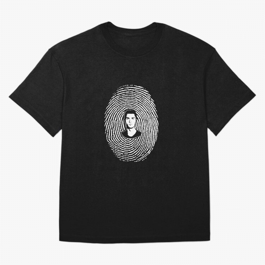 Cristiano Ronaldo fingerprint Oversized T-Shirt Support the FIFA World Cup 2026 USA Canada Mexico Journey through Neymar, Haaland and Cristiano Ronaldo Highlights, Portugal Pride, Football History, Final Match Energy, Crowd Noise and Once in a