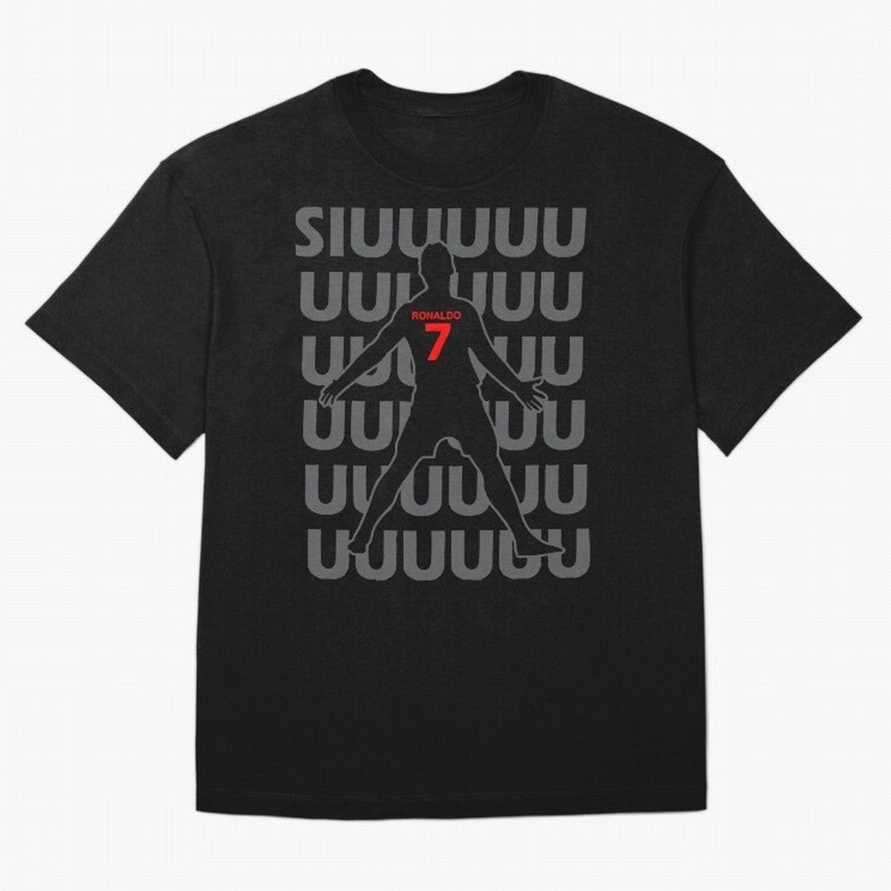 Siuuuuuu Cristiano Ronaldo Kids T-Shirt Oversized T-Shirt Get Ready for Global Football Passion for FIFA World Cup 2026 Group Stage, with Haaland and Mbappe, England and Germany, Retro Football Energy, Iconic Rivalries, Trophy Chase Drama and