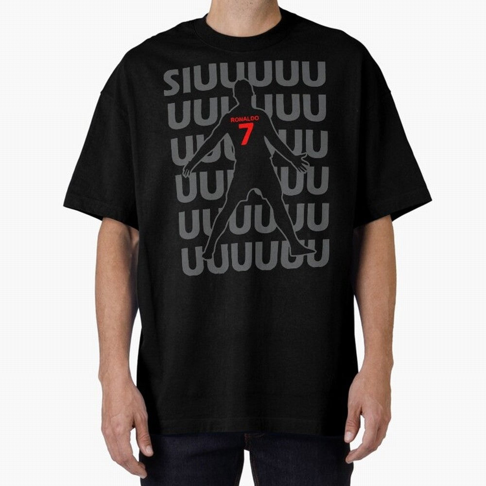 Siuuuuuu Cristiano Ronaldo Kids T-Shirt Oversized T-Shirt Get Ready for Global Football Passion for FIFA World Cup 2026 Group Stage, with Haaland and Mbappe, England and Germany, Retro Football Energy, Iconic Rivalries, Trophy Chase Drama and