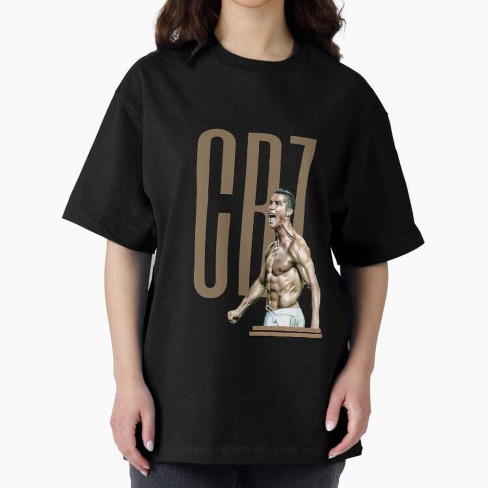 Best Seller - CR7 - Cristiano Ronaldo Merchandise Oversized T-Shirt Capture Stadium Memories from the FIFA World Cup 2026 Journey through Mbappe Highlights, Argentina and Brazil Pride, Stadium Chants, National Pride, Trophy Dreams and Unforgettable