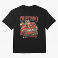 Retro Cristiano Ronaldo Oversized T-Shirt Cheer through Every Moment of FIFA World Cup 2026 USA Canada Mexico for Fans of Messi, Neymar and Mbappe and Argentina, France and Brazil, Bringing Game Day Rituals, Football Legends, Country Pride and the