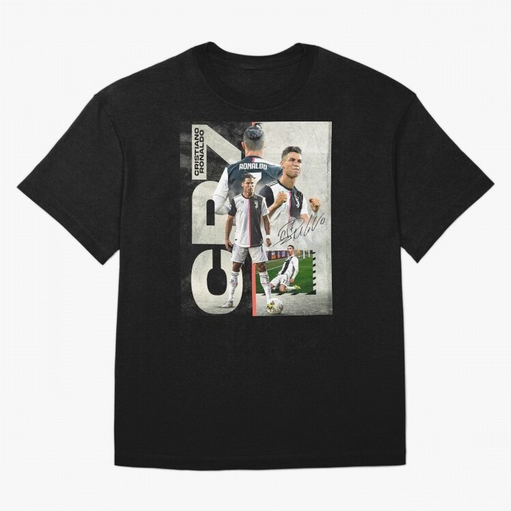 Cristiano Ronaldo Goals in Juventus special design ,Ronaldo Gift Idea, Ronaldo Footballer , Football Oversized T-Shirt Show Passion for the Stars of Global Football Passion for FIFA World Cup 2026, Connected to Messi, Brazil, Championship Spirit,