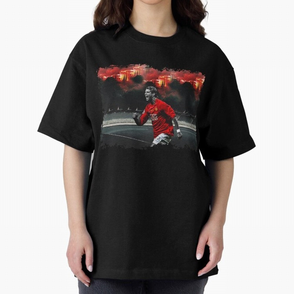 Cristiano Ronaldo Manchester 8K Oversized T-Shirt Show Match Day Excitement for Match Day Hype around FIFA World Cup 2026 Group Stage, Cristiano Ronaldo, Argentina and Brazil, Soccer Culture, Superstar Moments, National Team Dreams and Competitive