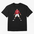 CR7 Man U | SIIIIIUUUUUUU (Celebration) Oversized T-Shirt Celebrate the Biggest Stage of the FIFA World Cup 2026 Group Stage Journey through Neymar, Haaland and Cristiano Ronaldo Highlights, England Pride, Match Day Excitement, Supporter Culture,