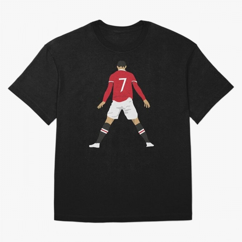 CR7 Man U | SIIIIIUUUUUUU (Celebration) Oversized T-Shirt Celebrate the Biggest Stage of the FIFA World Cup 2026 Group Stage Journey through Neymar, Haaland and Cristiano Ronaldo Highlights, England Pride, Match Day Excitement, Supporter Culture,