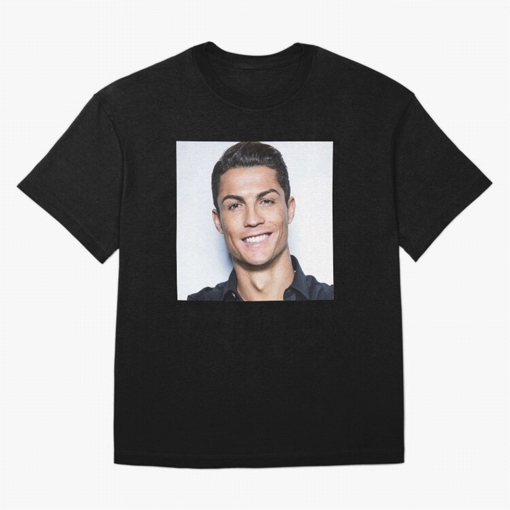 Cristiano Ronaldo Poster Oversized T-Shirt Celebrate National Team Dreams in FIFA World Cup 2026 Group Stage Spirit, Made for Portugal, Spain and Germany, Messi and Cristiano Ronaldo, Championship Spirit, Famous Goals, Roaring Crowds and