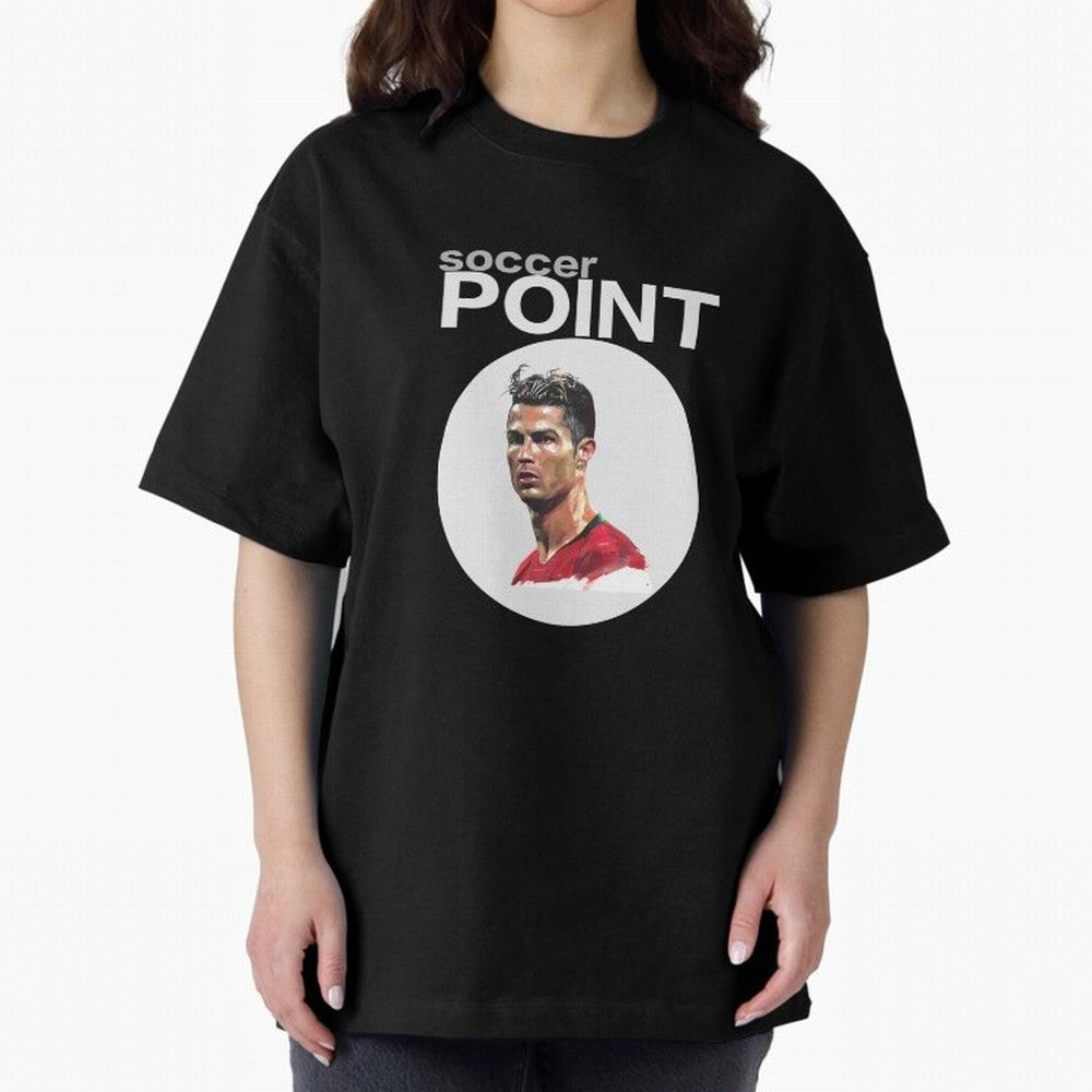 soccer POINT Oversized T-Shirt Back Your Heroes with Match Day Hype around FIFA World Cup 2026 USA Canada Mexico, Mbappe, Brazil, Portugal and Argentina, Match Day Excitement, Supporter Culture, Golden Goals and Global Football Passion; Ideal for