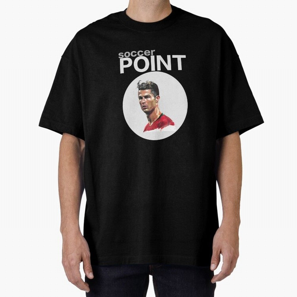 soccer POINT Oversized T-Shirt Back Your Heroes with Match Day Hype around FIFA World Cup 2026 USA Canada Mexico, Mbappe, Brazil, Portugal and Argentina, Match Day Excitement, Supporter Culture, Golden Goals and Global Football Passion; Ideal for