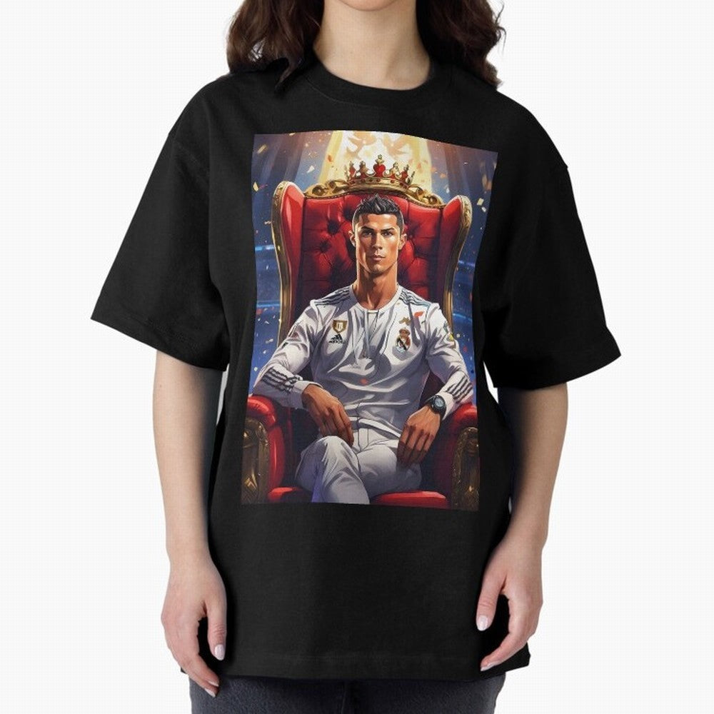 King Cristiano Ronaldo Oversized T-Shirt Bring Champion Energy into the FIFA World Cup 2026 Journey through Haaland Highlights, Argentina Pride, Football Festival Excitement, Trophy Ambitions, Country Rivalries and Star Player Buzz; Made for Die