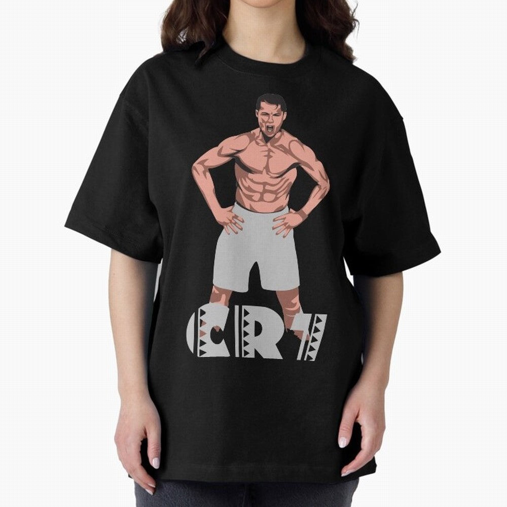 BEST - Cristiano Ronaldo Oversized T-Shirt Turn Every Weekend Toward FIFA World Cup 2026 for Fans of CR7 and Portugal, Spain and Germany, Bringing Soccer Culture, Superstar Moments, National Team Dreams and Competitive Fire; Great for Supporters