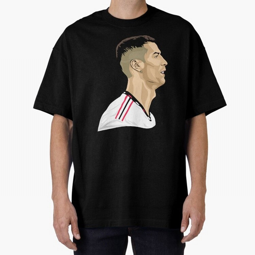 C Ronaldo - Iconic Oversized T-Shirt Feel the Roar of Match Day Hype around FIFA World Cup 2026 Group Stage, CR7, England and Germany, Goal Celebration Energy, Supporter Heritage, Football Icons and Worldwide Tournament Joy; Ideal for Fans Who