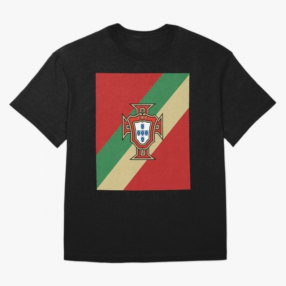 Portugal | 2026 World Cup Fan Apparel Oversized T-Shirt Carry the Colors and Pride of FIFA World Cup 2026 Inspired by Neymar, Haaland and Cristiano Ronaldo, Brazil, Portugal and Argentina Energy, Football Festival Excitement, Trophy Ambitions,