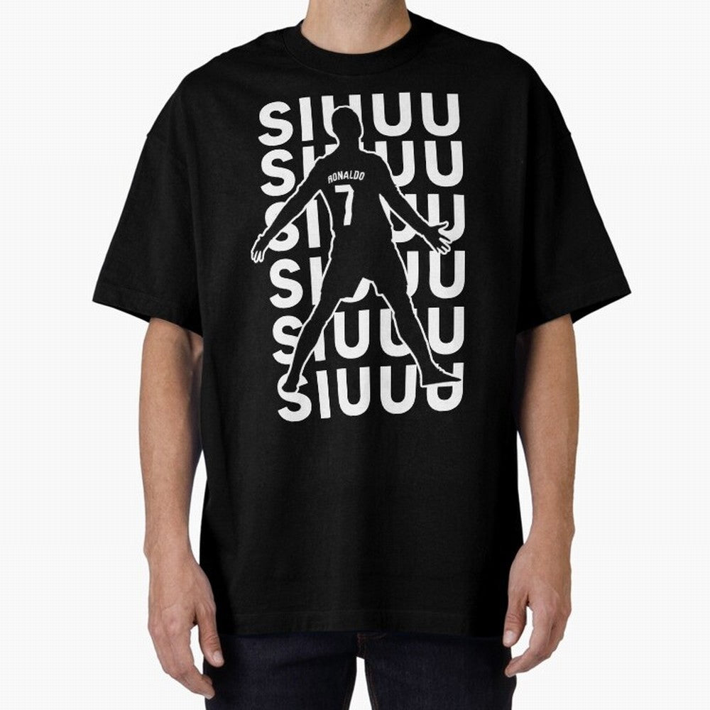 siuuu ronaldo Cristiano CR7 memes MUFC Oversized T-Shirt Relive Legendary Nights from Match Day Hype around FIFA World Cup 2026 USA Canada Mexico, Cristiano Ronaldo, Portugal, Spain and Germany, Worldwide Fan Energy, Dramatic Goals, Stadium Lights