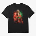 Cristiano Ronaldo Football Legend Oversized T-Shirt Celebrate Unforgettable Nights in FIFA World Cup 2026 Group Stage Spirit, Built around Argentina, France and Brazil, CR7 and Messi, Supporter Pride, Iconic Celebrations, Legendary Names and Global