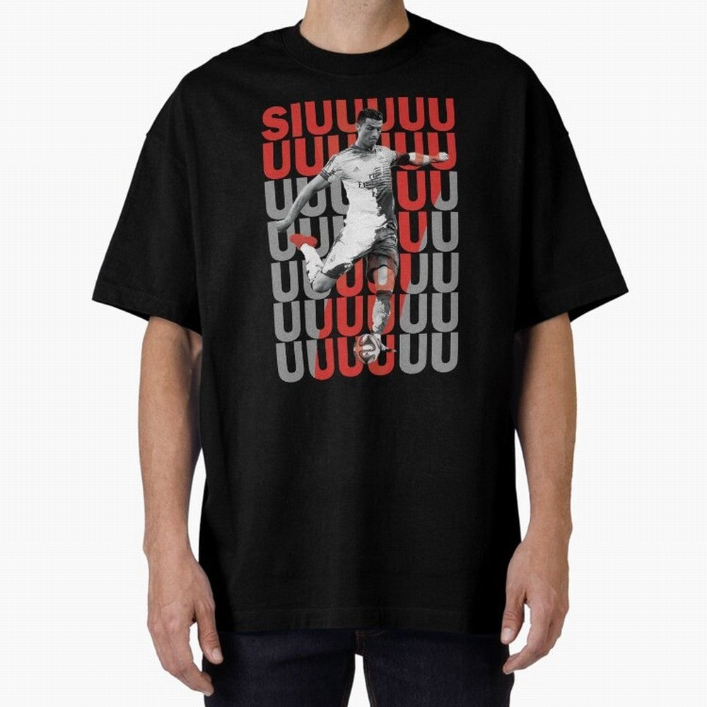 Siuuuuuu Cristiano Ronaldo Oversized T-Shirt Live for the Drama of FIFA World Cup 2026 USA Canada Mexico Spirit, Celebrating Argentina, Haaland, Game Day Rituals, Football Legends, Country Pride and the Road to the Final; Built for Supporters
