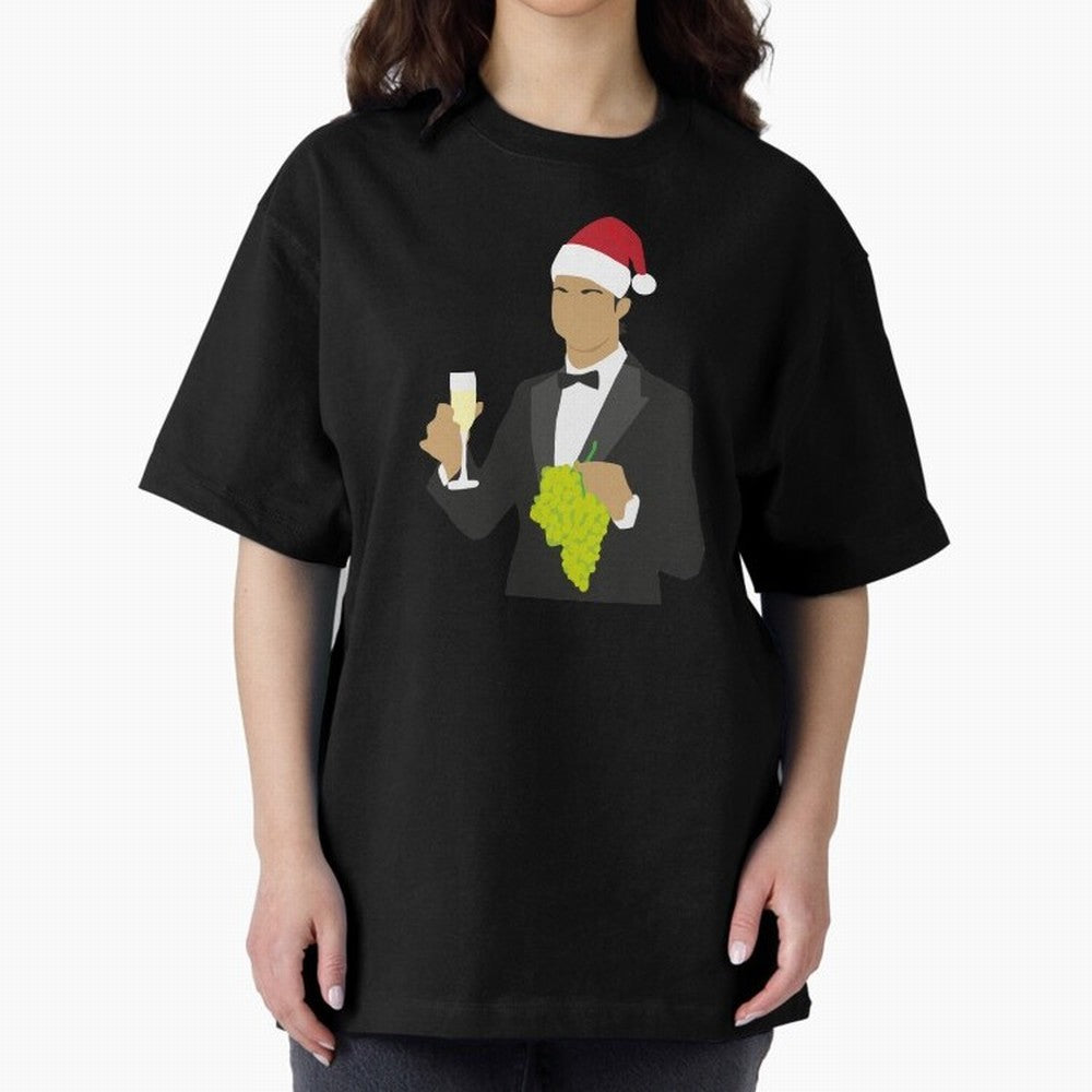 Cristiano Ronaldo enjoing Christmas Oversized T-Shirt Celebrate Football Heritage in FIFA World Cup 2026 Group Stage Made for Messi, CR7 and Mbappe, Brazil, Portugal and Argentina Energy, Champion Mindset, Group Stage Buzz, Knockout Tension and