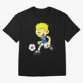 Football is a matter of life and death, I'm like Cristiano Ronaldo Oversized T-Shirt Stand with the FIFA World Cup 2026 Journey through Messi and Cristiano Ronaldo Highlights, Germany Pride, Championship Spirit, Famous Goals, Roaring Crowds and