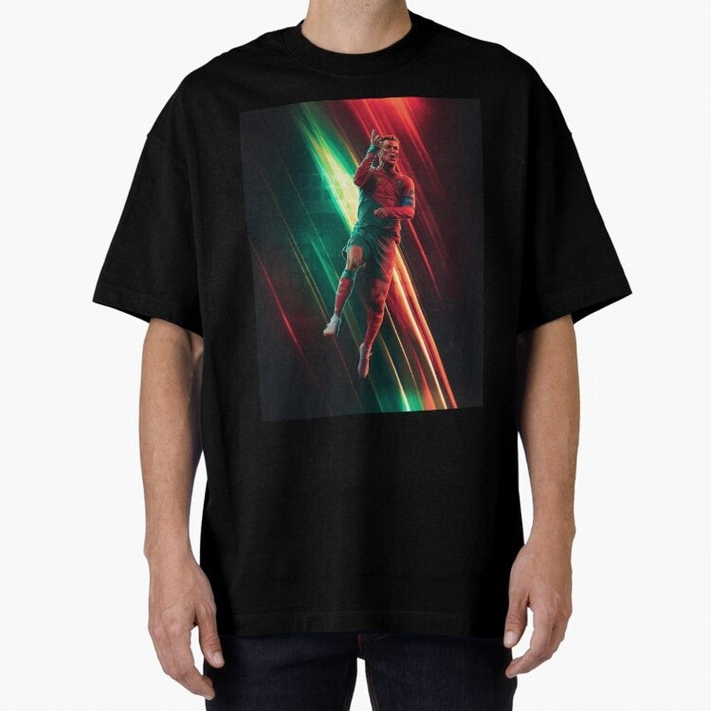 Cristiano Ronaldo Oversized T-Shirt Join the Countdown to Match Day Hype around FIFA World Cup 2026 Group Stage, Messi, Netherlands, Stadium Memories, Football Loyalty, International Chants and Championship Tradition; Perfect for People Who Love