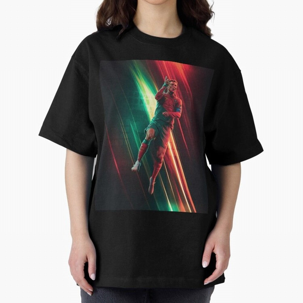 Cristiano Ronaldo Oversized T-Shirt Join the Countdown to Match Day Hype around FIFA World Cup 2026 Group Stage, Messi, Netherlands, Stadium Memories, Football Loyalty, International Chants and Championship Tradition; Perfect for People Who Love