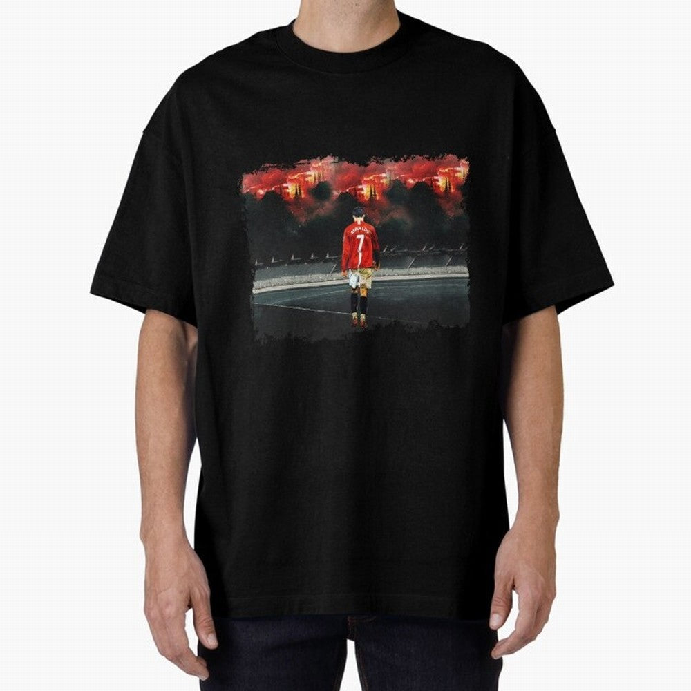 Cristiano Ronaldo 8K Oversized T-Shirt Make Game Day About FIFA World Cup 2026 USA Canada Mexico Spirit, Connected to France, Neymar, Championship Spirit, Famous Goals, Roaring Crowds and International Football Unity; Made for Collectors Who Enjoy