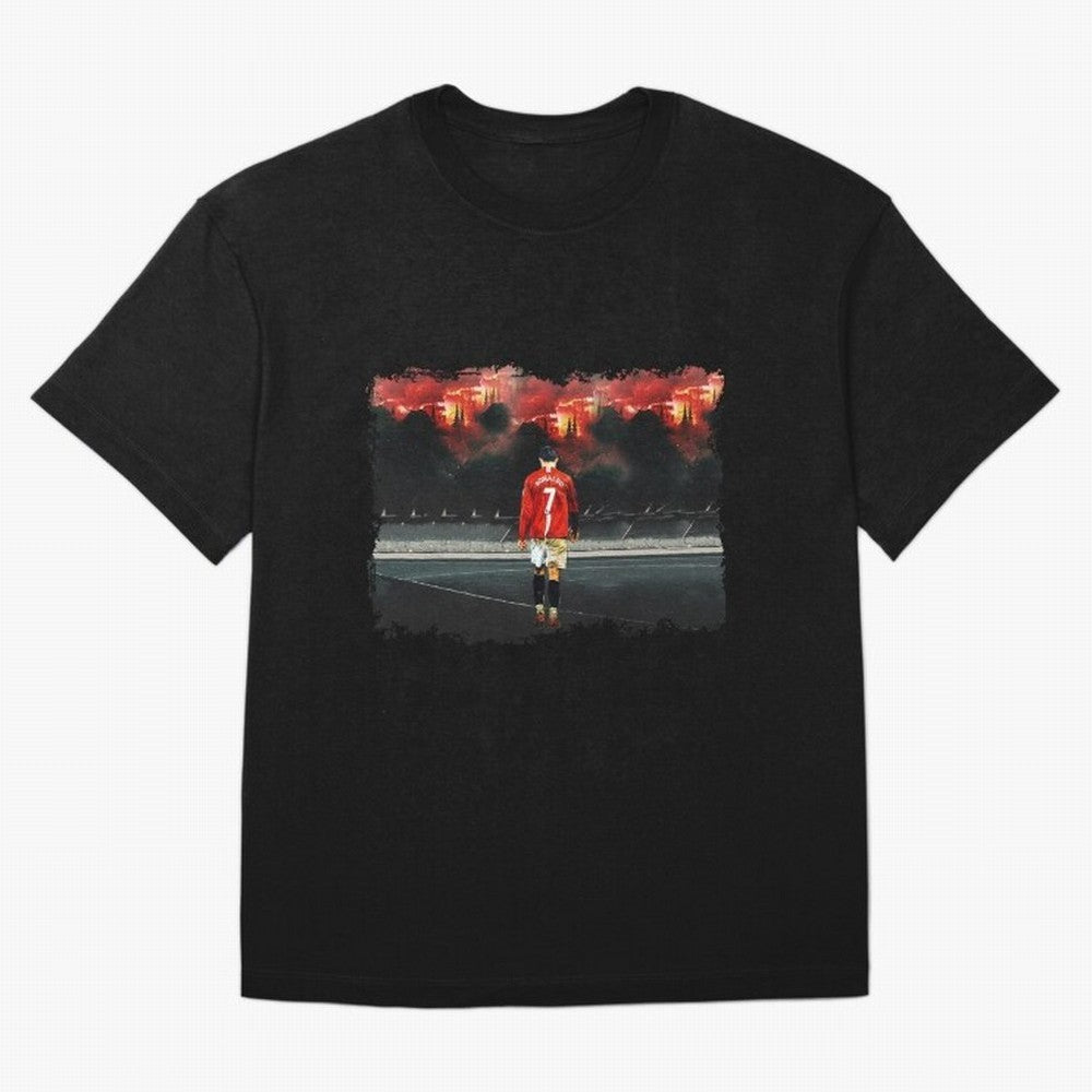 Cristiano Ronaldo 8K Oversized T-Shirt Make Game Day About FIFA World Cup 2026 USA Canada Mexico Spirit, Connected to France, Neymar, Championship Spirit, Famous Goals, Roaring Crowds and International Football Unity; Made for Collectors Who Enjoy