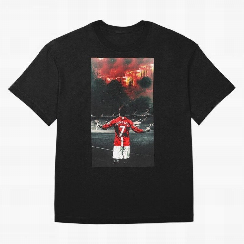 cristiano ronaldo manchester Oversized T-Shirt Represent Fans Who Live for FIFA World Cup 2026 Group Stage for Fans of Haaland and Mbappe and Argentina, Bringing Football History, Final Match Energy, Crowd Noise and Once in a Lifetime Moments;
