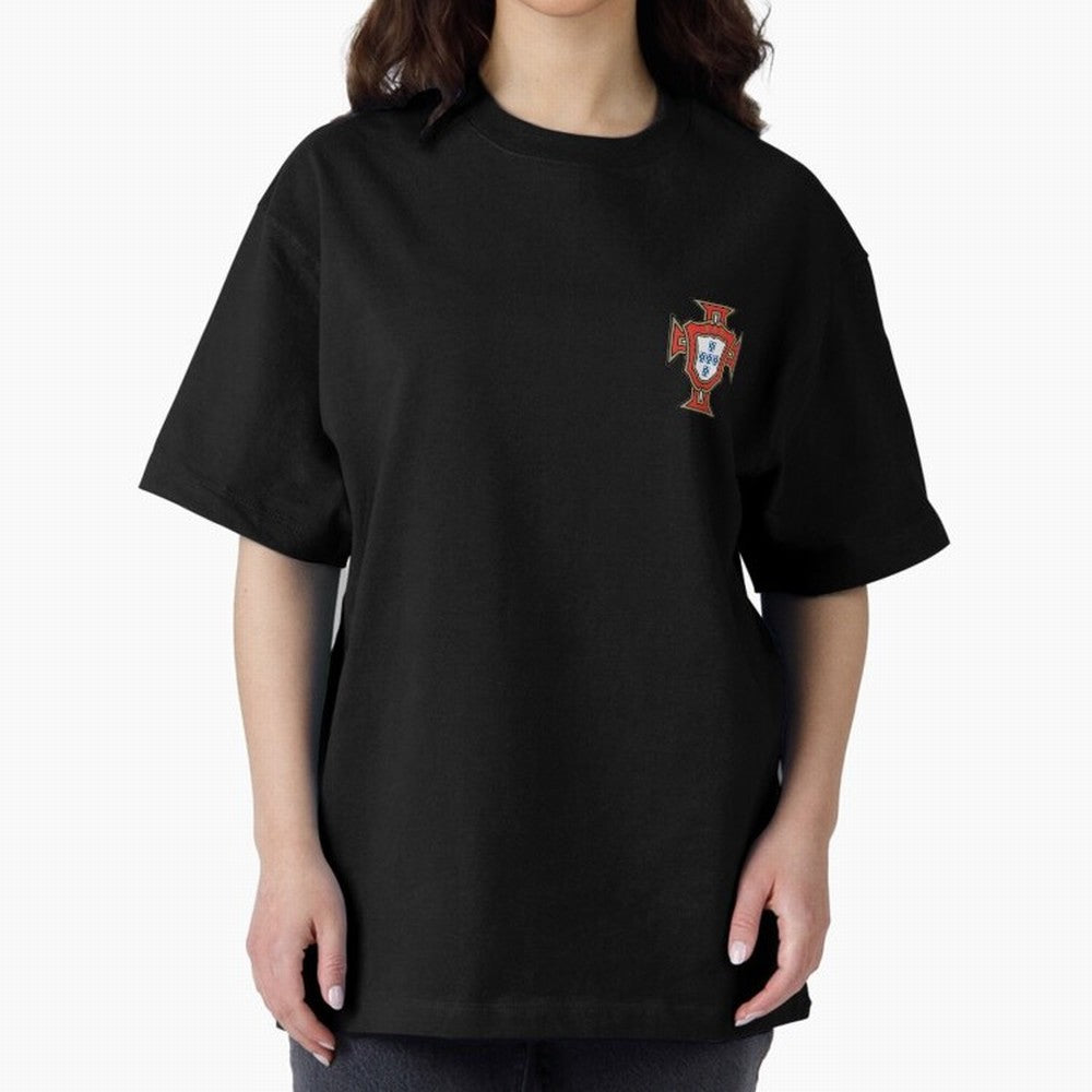 Portugal National Team - Oversized T-Shirt Celebrate Football Heritage in FIFA World Cup 2026 USA Canada Mexico for Fans of Messi, Neymar and Mbappe and Argentina, Bringing Soccer Culture, Superstar Moments, National Team Dreams and Competitive
